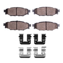 DFC 12-23 Subaru Impreza Rear Drilled & Slotted Geoperformance Rotors & Active Perf Pads w/Hardware