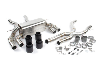 Dinan 19-21 BMW M2 Competition Freeflow Axleback Exhaust System -Black