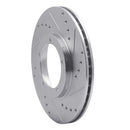R1 1967-1988 Porsche 924 Front Drill & Slot Silver Rotors