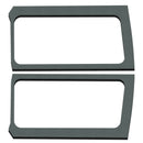 DEI 18-23 Jeep Wrangler JL 2-Door Boom Mat Rear Side Window Trim - 2 Piece - Gray