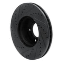 R1 08-18 Mercedes-Benz G500 (USA/Canada) Front Right Drilled & Slotted Black Brake Rotor