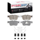 DFC 21-25 Jaguar F-Pace Front & Rear GeoSPEC Rotors with Euro Ceramic Brake Pads w/Sensor/Hardware