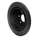 DFC 07-20 Cadillac Escalade ESV Rear Right Drilled & Slotted Black Brake Rotor