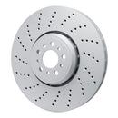 DFC 20-25 BMW X6 Right Front Drilled GeoSPEC Coated Rotor