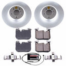 Power Stop 12-15 BMW 335i Front & Rear Z23 Evolution Sport Coated Brake Kit