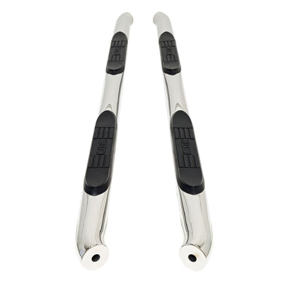 Westin 2024 Tacoma Double Cab E-Series 3 Nerf Step Bars - Stainless Steel