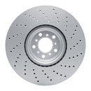 DFC 15-19 BMW X6 Right Front Drilled GeoSPEC Coated Rotor