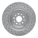 DFC 14-22 Maserati Ghibli Rear Drilled Brake Rotor