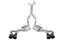 Corsa 2022-25 Caddy CT5 V Blackwing 3in. Cat-Back w/ Act. Exh. - Dbl X-Pipe - Twin 4.5in. BlkCF Tips