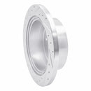 R1 90-04 Mitsubishi Montero Rear Right Drilled & Slotted Silver Brake Rotor