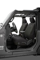 Bestop 18-26 Jeep Wrangler JL 2-Door Front Seat Covers (Black Diamond)