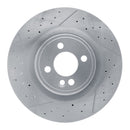 DFC 09-14 Mini Cooper (Excl Clubman) Front Drilled and Slotted Brake Rotor