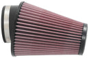 K&N Universal Clamp-On Air Filter 3-1/2in 10 Degree Flange 5-3/4in B 4-1/2in x 3-1/4in T 7in H
