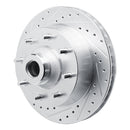 R1 73-77 Dodge B300 Van (71-74) / B300 (75-80) Front Left Drilled & Slotted Silver Brake Rotor