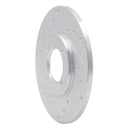 R1 70-79 Toyota Carina Front Left Drilled & Slotted Silver Brake Rotor