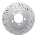 DFC 10-23 Porsche 911 Right Rear Drilled GeoSPEC Coated Rotor