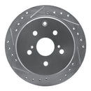 R1 86-92 Toyota Supra Front & Rear Drilled & Slotted Silver Brake Rotor Set