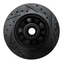R1 95-97 Ford Ranger (USA/Canada) Front Left Drilled & Slotted Black Brake Rotor