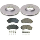 Power Stop 22-24 Ford E-Transit Front and Rear Z17 Coated Brake Kit