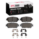 DFC 04-08 Toyota Avalon Front & Rear Drill/Slot Geoperf Rotors 5000 Advanced Brake Pads w/Hardware