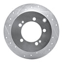 R1 94-07 Chrysler Sebring Rear Drilled & Slotted Silver Brake Rotor Set