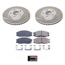 Power Stop 01-06 Hyundai Santa Fe Front and Rear Semi-Coated Rotor Kit
