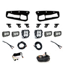 Baja Designs 21-25 Ford Bronco Squadron 2.0 (Spot) / S2 Sport D/C & W/C FPK Steel Bumper w/UP -Clear