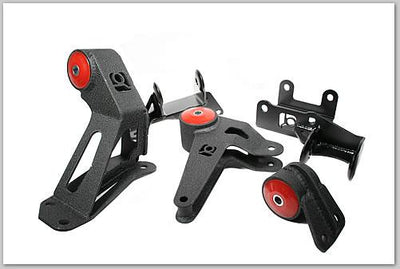 Innovative 94-01 Integra K-Series Black Steel Mounts 75A Bushings (Not K24 Trans)