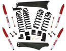 Skyjacker 97-06 Jeep TJ 6in Dual Rate Long Travel Coils Long Arm RR1 Lift Kit w/ Black Max Shocks