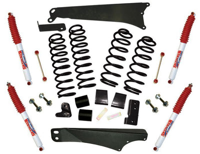 Skyjacker 97-06 Jeep TJ 6in Dual Rate Long Travel Coils Long Arm RR1 Lift Kit w/ Nitro Shocks