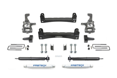 Fabtech 15-18 Ford F150 2WD 4in Basic System w/Rear Perf. Shocks