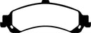 EBC 02 Cadillac Escalade 5.3 (PBR rear caliper) Greenstuff Rear Brake Pads
