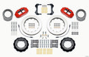 Wilwood Narrow Superlite 4R Front Hat Kit 12.88in Red 76-77 Ford Bronco Dana 44 w/Lines