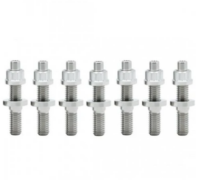BLOX Racing SUS303 Stainless Steel Exhaust Manifold Stud Kit M8 x 1.25mm 45mm in Length - 9-piece