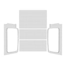 DEI 04-06 Jeep Wrangler LJ Unlimited Headliner Complete Kit - White