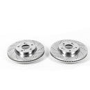 Power Stop 13-17 Honda Accord Front Evolution Drilled & Slotted Rotors - Pair