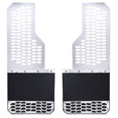 Putco 15-19 Chevy Silv/Sierra HD Dually (Front) - Set of 2 Mud Skins - Brushed SS w/ Hex Shield