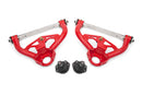 BMR 78-87 GM G-Body Non-Adjustable Upper A-Arms Delrin 0.5in Tall Ball Joint - Red