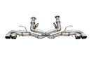 Corsa 2020-25 Corvette C8 3in Xtreme Cat-Back Exhaust 4.5in Pol Quad Tips - Deletes stock AFM Valve
