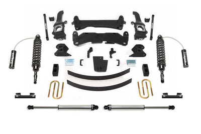 Fabtech 05-14 Toyota Tacoma 4WD/2WD 6 Lug 6in Perf. System w/DL 2.5 Resi Coilovers & Rear DL Shocks