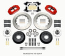 Wilwood Narrow Superlite 6R Front Hub Kit 14.00in Red 82-92 Camaro//Firebird