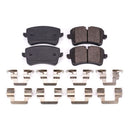 Power Stop 12-18 Audi A6 Rear Z17 Evolution Ceramic Brake Pads w/Hardware