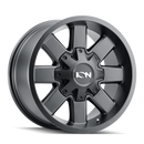 ION Type 141 20x9 / 6x120 BP / 18mm Offset / 78.1mm Hub Satin Black Wheel
