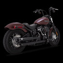Vance & Hines 18-22 Harley-Davidson Softail Twin Slash S/OS PCX Slip-On Exhaust - Black