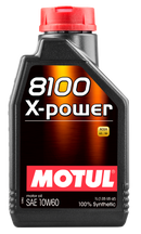 Motul 1L Synthetic Engine Oil 8100 10W60 X-Power - ACEA A3/B4 - Case of 12