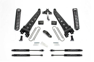 Fabtech 2019 Ford F450/550 4WD 6in Radius Arm System w/Stealth Shocks