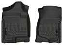 Husky Liners 07-14 Cadillac Escalade ESV/EXT Weatherbeater Black Front Floor Liners