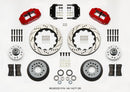 Wilwood Narrow Superlite 6R Front Hub Kit 14.00in Drill Red Magnum Force Drop Spindle