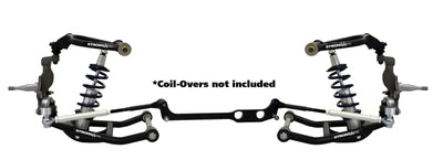 Ridetech 68-79 Chevy C3 Corvette Front TruTurn System (Pin Spindle)