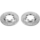 Power Stop 85-86 Nissan 720 Front Evolution Drilled & Slotted Rotors - Pair
